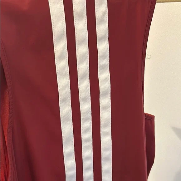 Y-3 yohji Yamamoto Adidas Women's Red Sleeveless Top - Picture 7 of 8